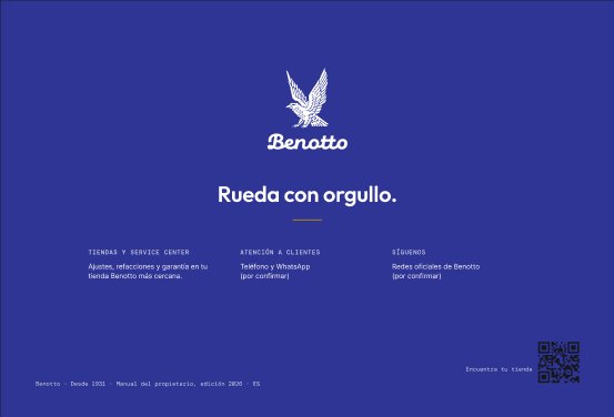 Back cover: white eagle and Rueda con orgullo on blue