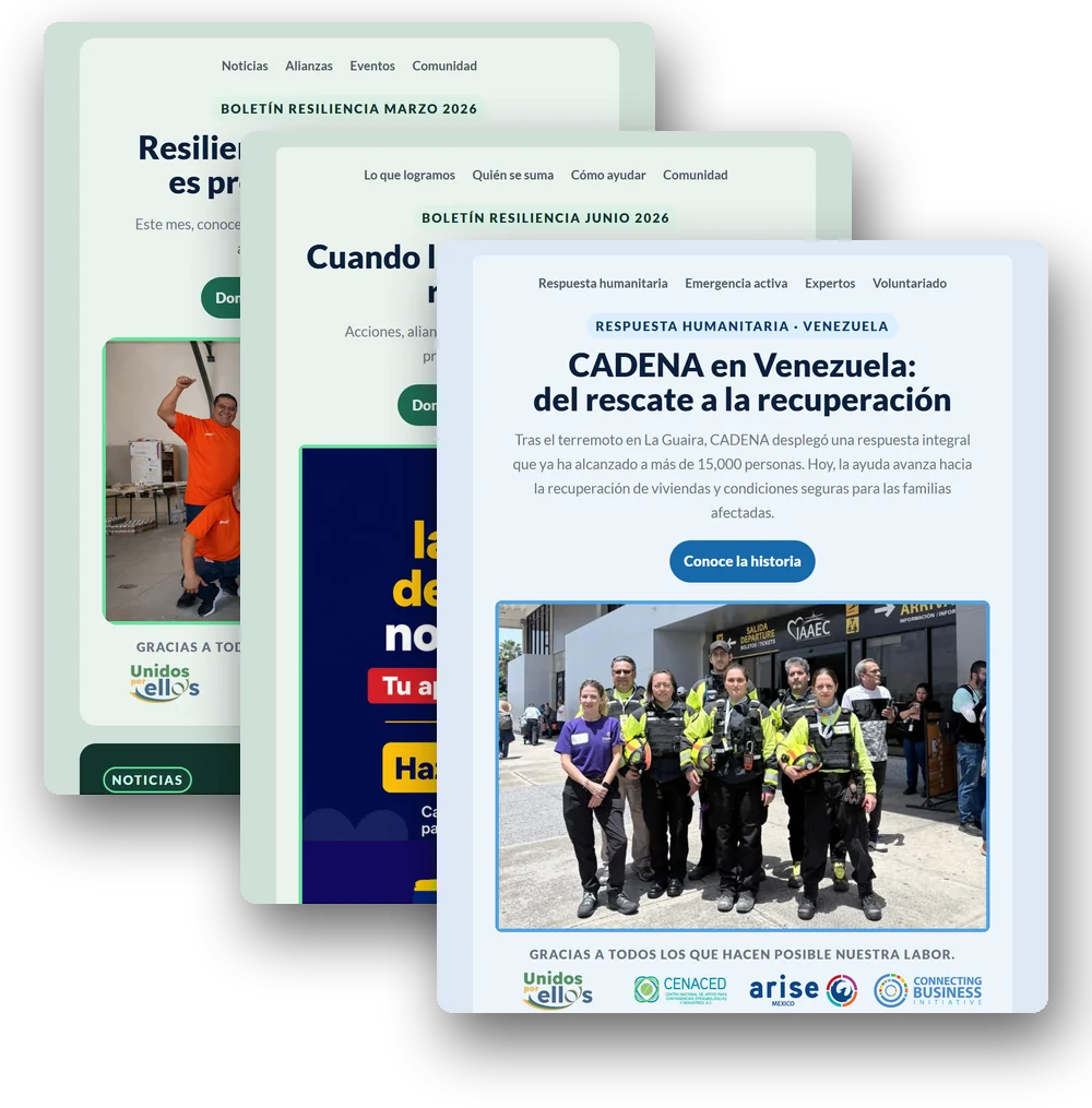 The March, June and August 2026 editions, stacked — three months on one template