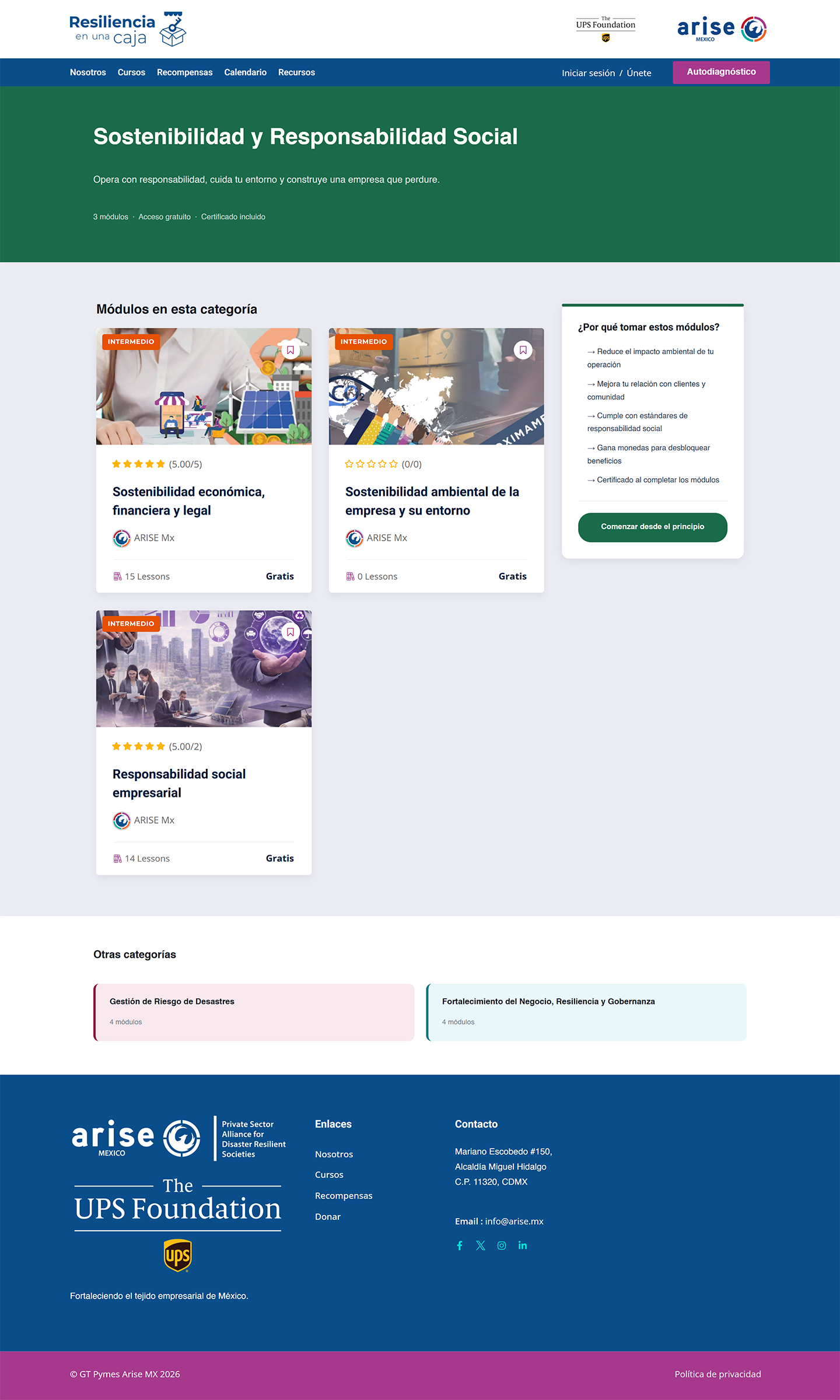 Sustainability and Social Responsibility learning path category