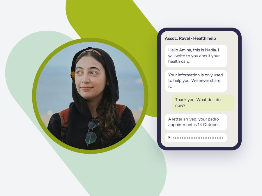 Doctor, doctor!?: the persona Amina and the WhatsApp thread a nonprofit caseworker sends her